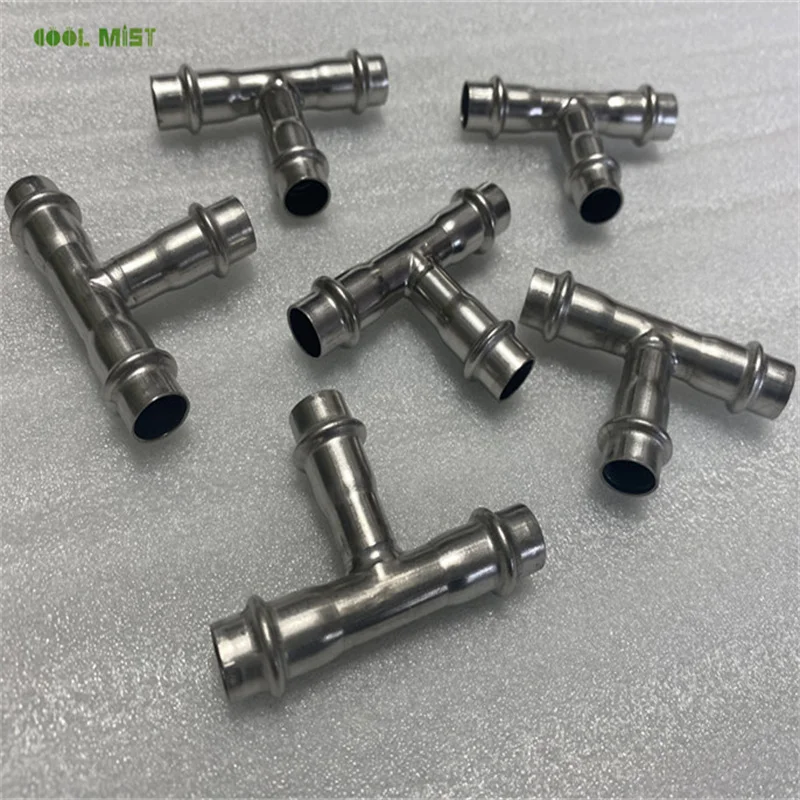 S445 High pressure 0-500bar Stainless Steel Binding Welding Connnector 10/24UNC Fittings Tee Elbow Joiner End Plug Splitter 5pcs