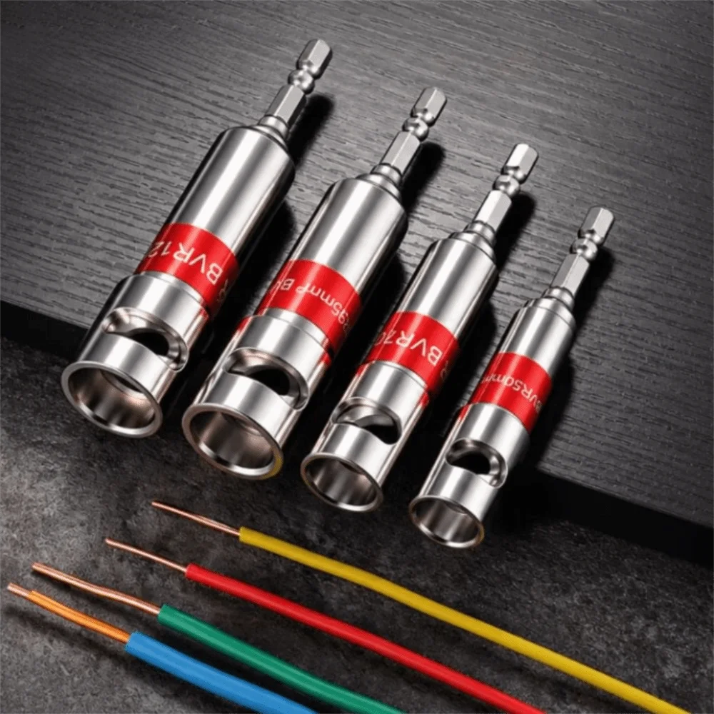 Hexagonal Shank Wire Stripping Tool Stable Structure Multiple Length Options Hexagonal Handle Tool Solid Metal