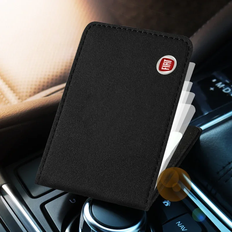 

Car Driver License Set Automotive Sign Protective Case styling For Fiat 124 500 Abarth Palio Punto Stlio Panda Doblo Threshold
