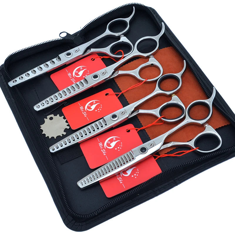 5.75 inch JP440C Barber Scissors Professional 8/12/14/18 Teeth Hairdressing Thinning Scissors Hair Salon Styling Shears A0160A