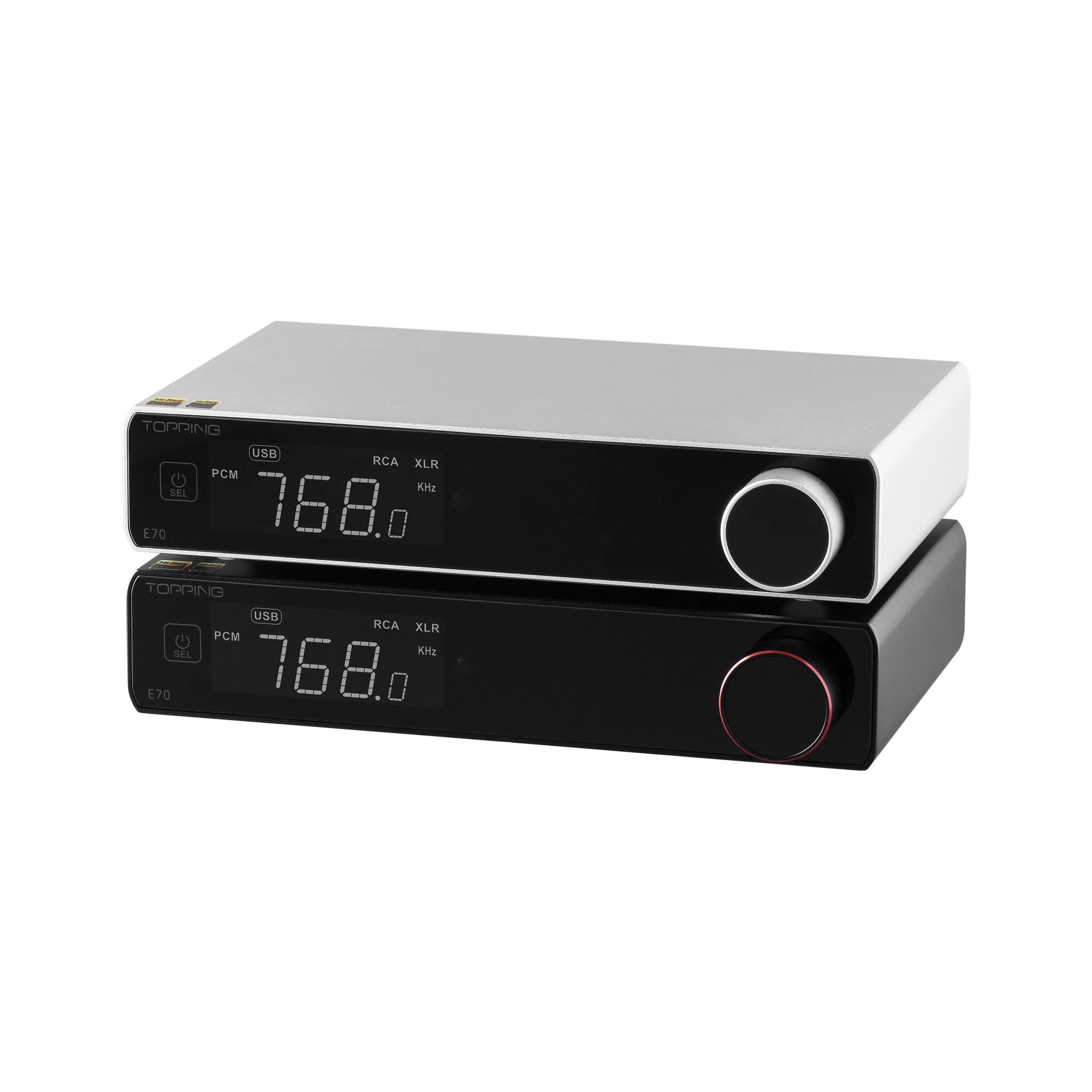 TOPPING E70 HIFI Fever Audio Decoder ES9028PRO DAC Hardwired DSD Bluetooth 5.1 XMOS XU316 RCA XLR Output with Remote Control