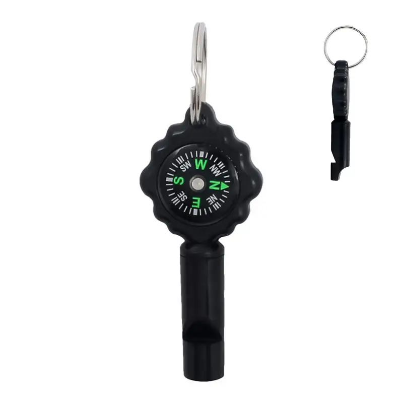 

Survival Compass Whistle Outdoor Multifunctional Tool 2 In1 Outdoor Tool Whistle Compass With Clear Loud Sound For Outdoor