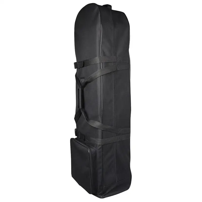 

Travel Golf Bag For Airlines Heavy Duty 900D Oxford Black Travel Covers Waterproof Golf Bag Protective Cover Golf Club Carry