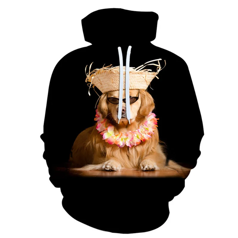 Cute Dog Colorful Fashion Style 3D Printed Hoodies Unisex Pullovers Hoodie Casual Street Top Tracksuit