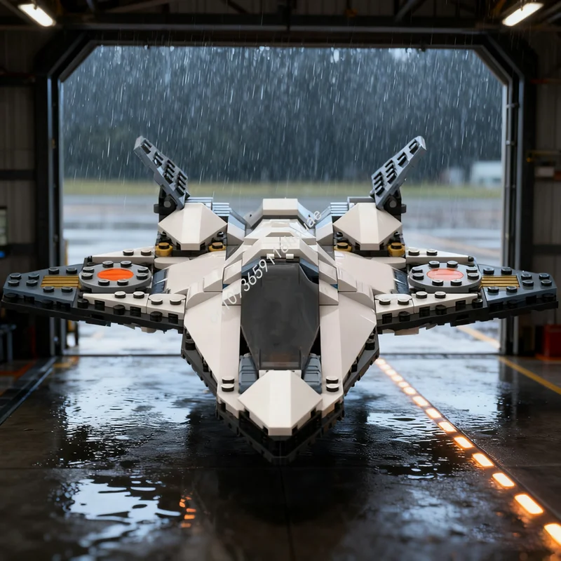 

390 шт. MOC Galaxy Fighter YF в стиле альтернативной модели, строительные блоки, игрушка, идея «сделай сам», детские рождественские подарки на день рождения