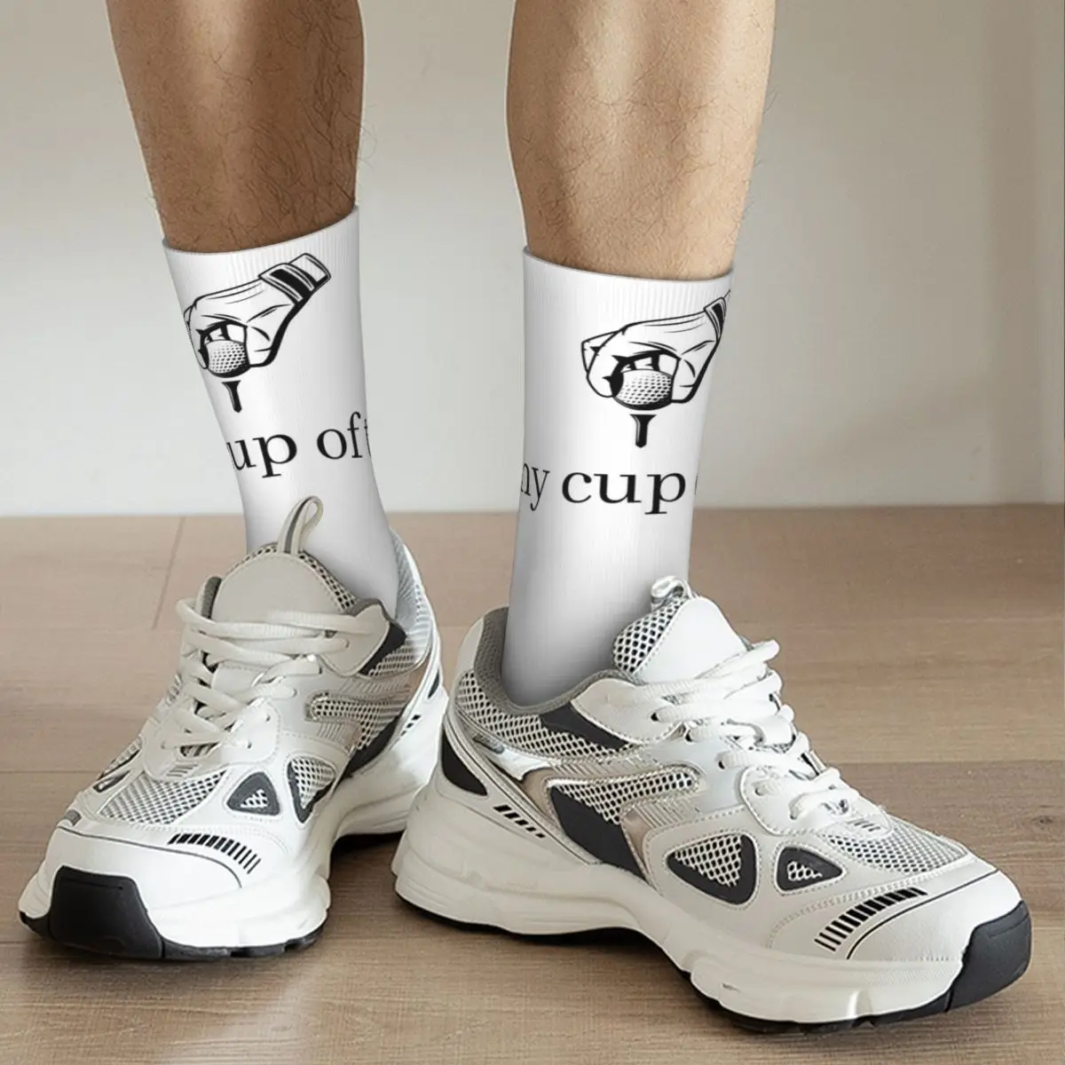 My Cup Of Tee-calcetines largos de Golf para hombre y mujer, medias Harajuku de alta calidad, accesorios para todas las estaciones, regalos de navidad