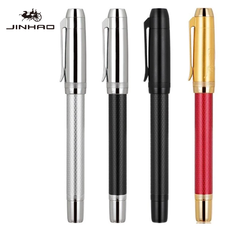 jinhao 92 caneta tinteiro de metal serie estrela ef f m nib luxo escrita caneta tinta para negocios escritorio material escolar papelaria 01