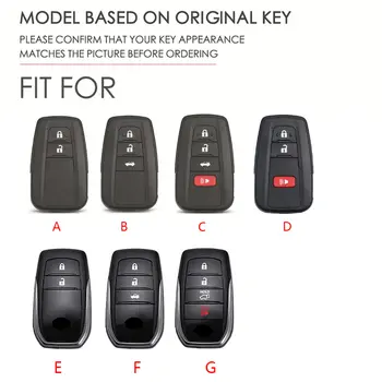 Kožené pouzdro na klíče od auta, příslušenství pro hybridní vozidla TOYOTA Sienna RAV4 VENZA Mirai Alphard PREVIA Voxy 10 nejlepší prodej Kryt klíče Toyota Hybrid - №4