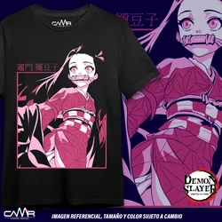 Nezuko T-Shirt Demon Slayer Kimetsu No Yaiba Manga Horror Shirt