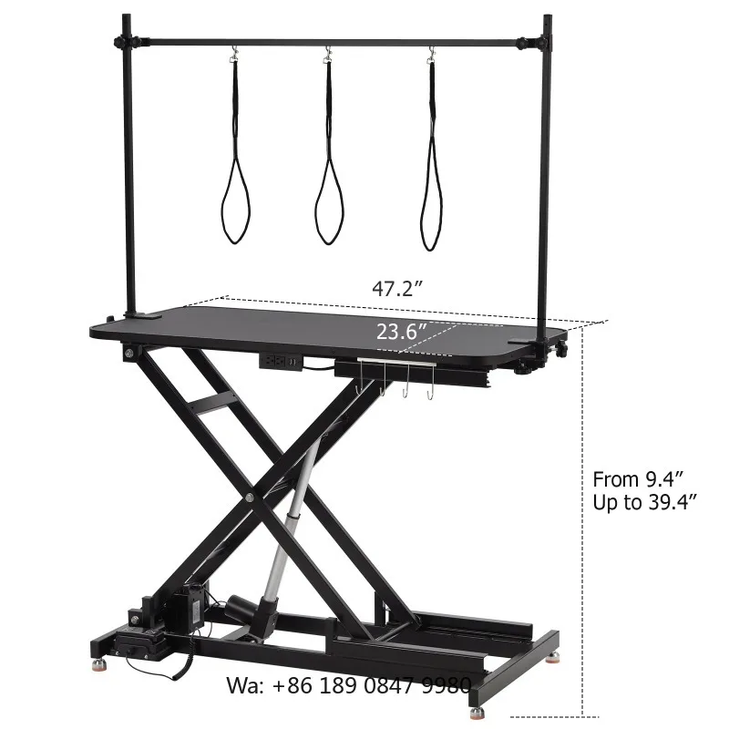 【Hot】Electric Lift Dog Grooming Table Heavy Electric Grooming Arm Table for Pets & Large Dogs Adjustable Height Non-slip Deskto 4