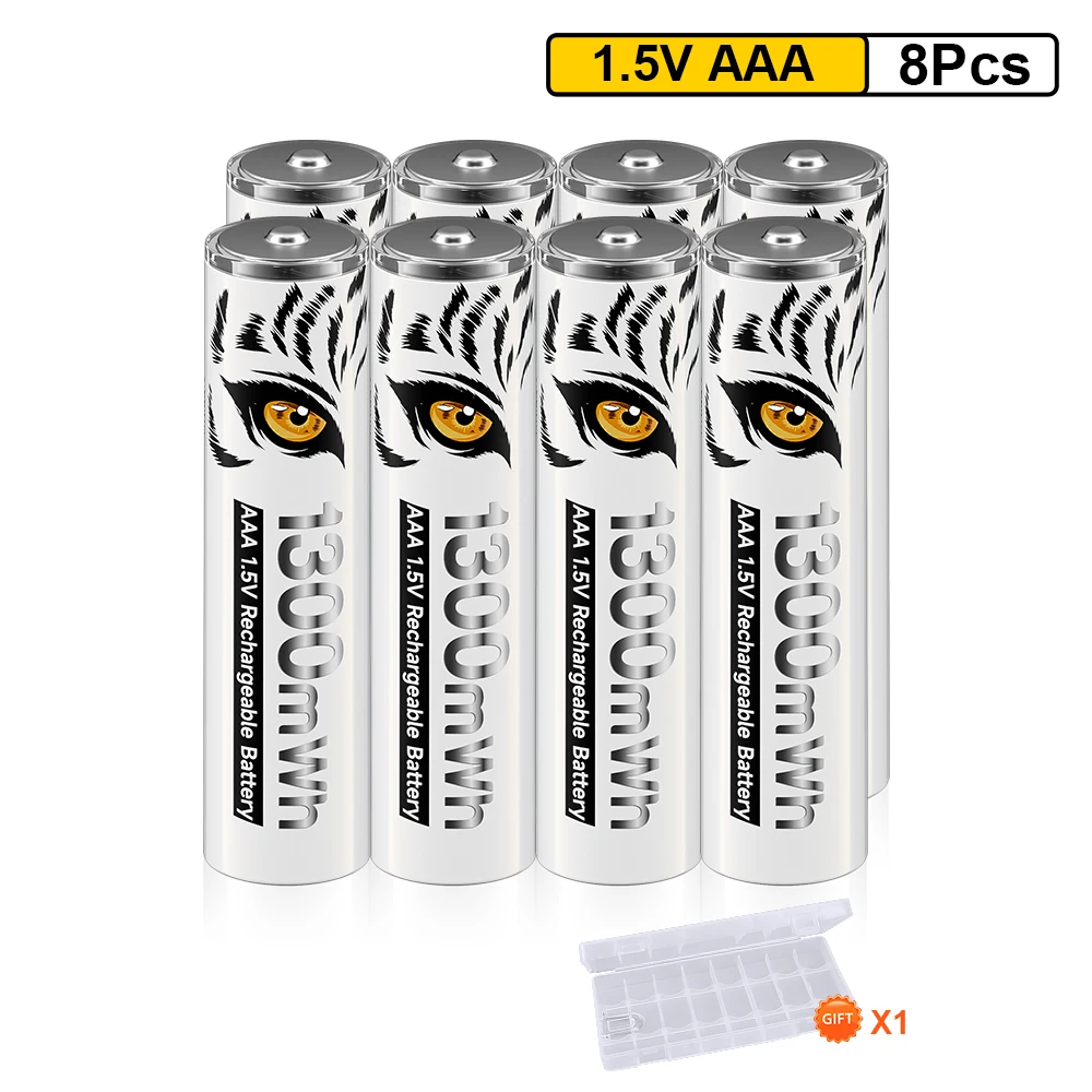 

PALO 1.5V AAA Lithium Ion Rechargeable Battery 16-40pcs AAA Li-ion Batteries Cells for Remote Control Wireless Mouse