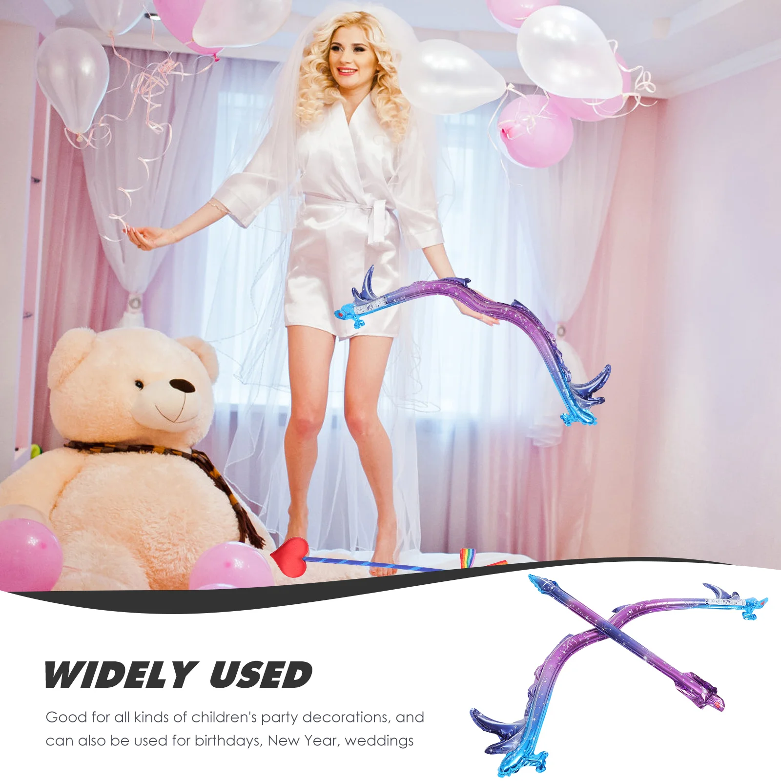 

5 set Bow Arrow Balloons Aluminum Foil Decorative Balloon For Birthday Party Kids Wedding Festival Decoration Photo Prop Wall