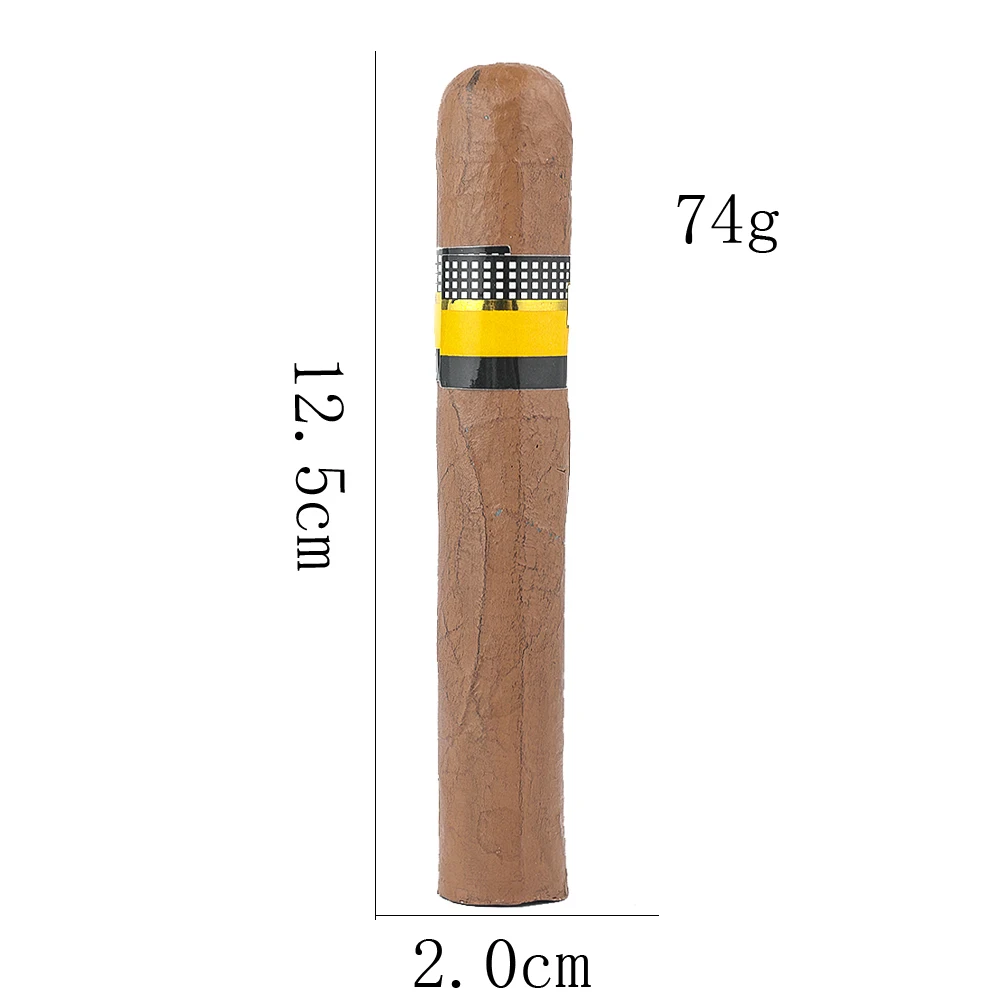 Resin Simulation Cigar Fake Model Realistic Shooting Props for Men Gifts Funny Toy Novelty Trick Home Decor Supplies Craft