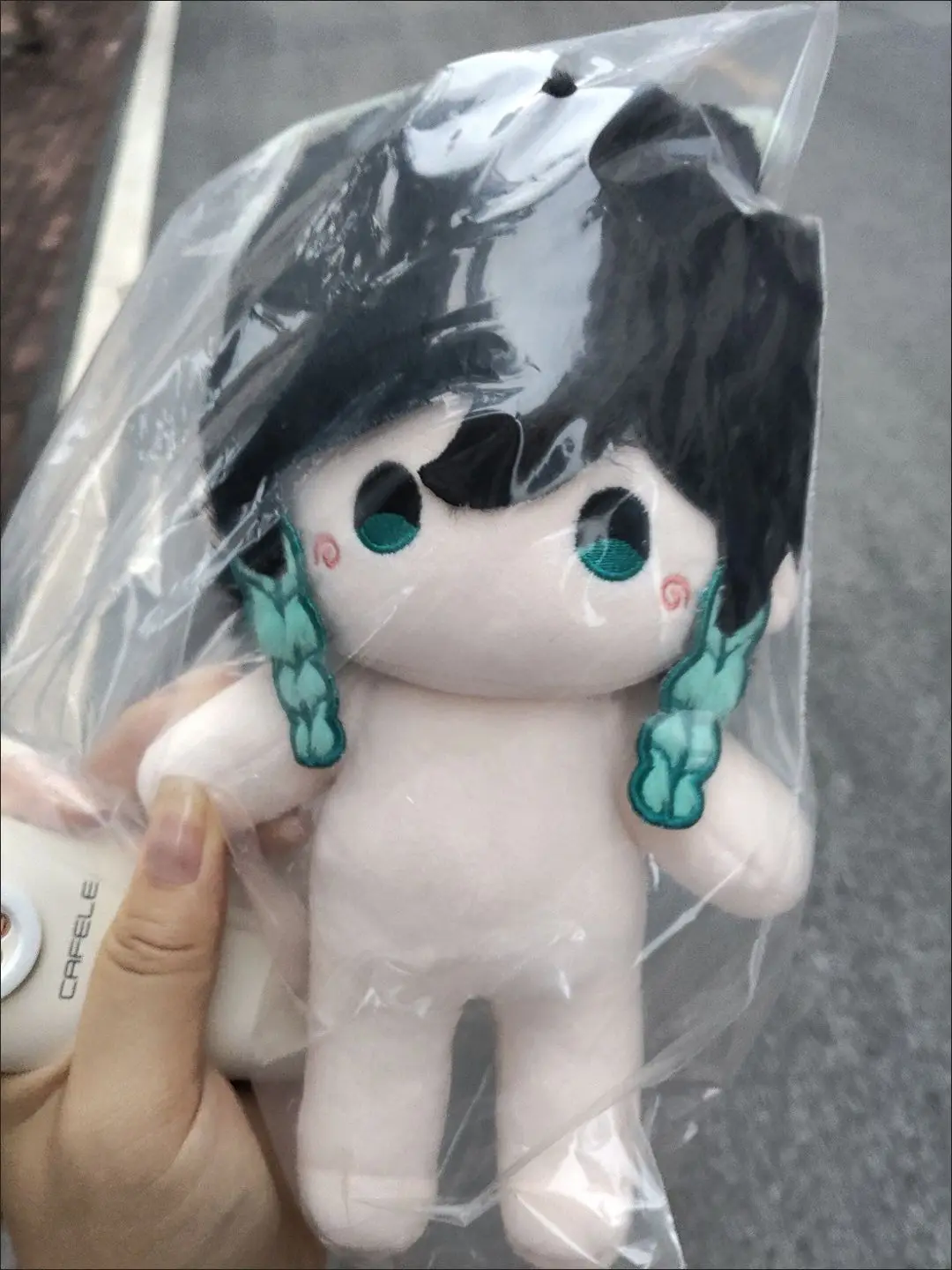 Genshin Impact Venti Cotton Doll Gift 20cm Anime Attributes Cute Cartoon Toys Q Version Sitting Posture Plush Stuffed Plushie