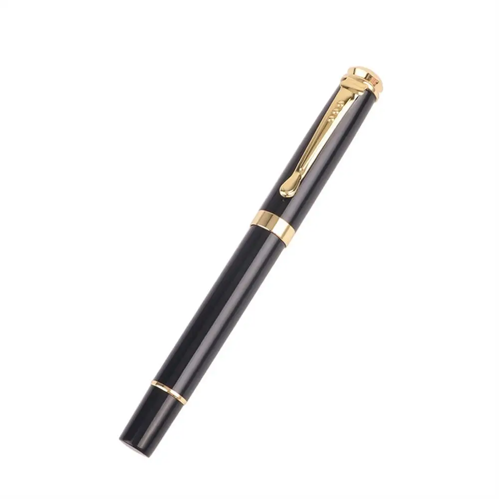 

Calligraphy Fountain Pen Golden Trim Smooth Writing Business Fountain Pen EF Nib Black Writing Ink Pen Student Stationery