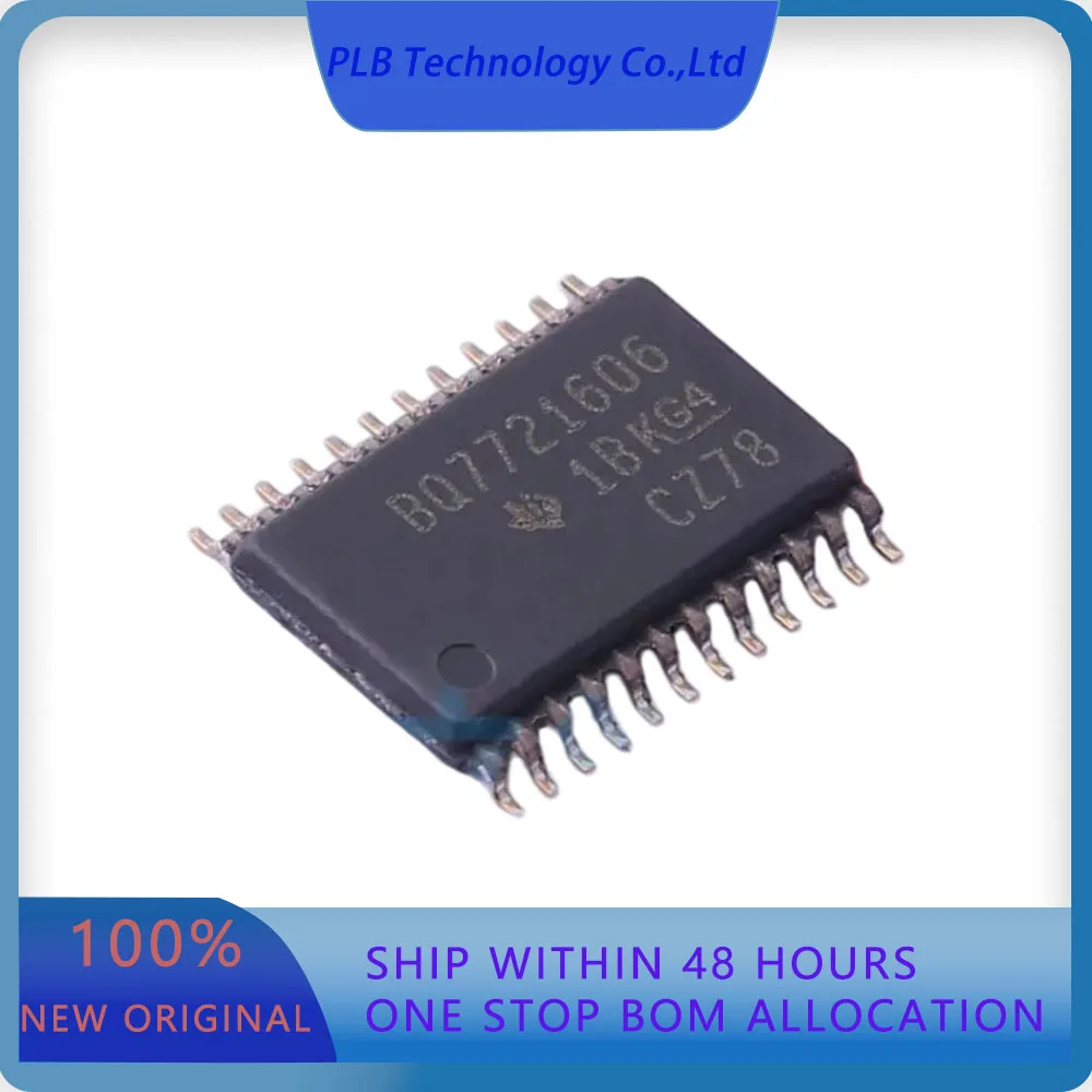 10PCS BQ7721606PWR BQ7721606 5V~75V Lithium Battery 3~16 TSSOP-24 Battery Management Original Stock
