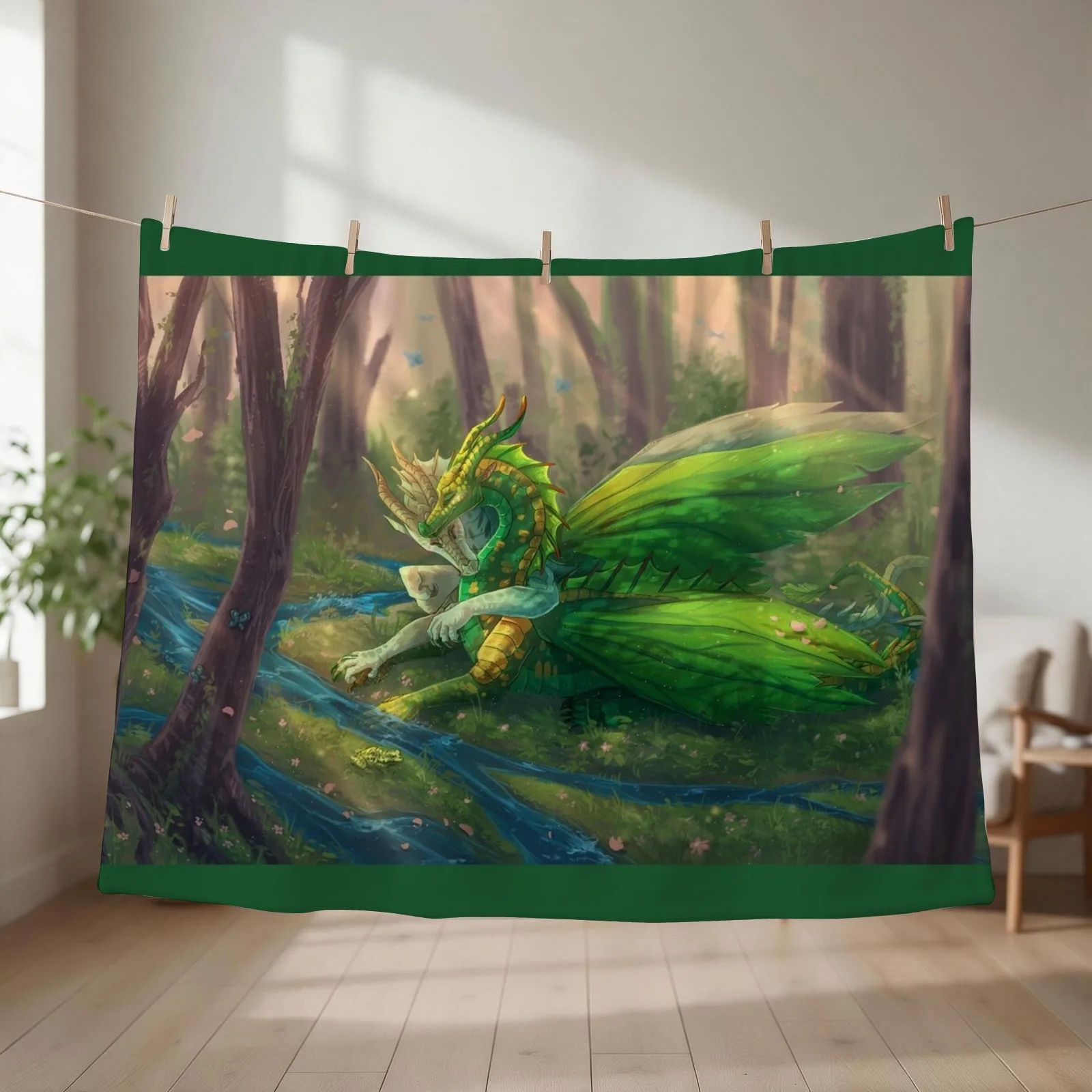 Wings of Fire - Sundew and Willow Throw Blanket Luxury St Blankets For Sofas cosplay anime Blankets For Bed Blankets