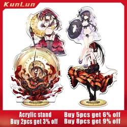 16cm AnimeDATE A LIVE 4 Figure Acrylic Stand Tokisaki.Kurumi Statue Yatogami Action Figur Collectible Kotori Itsuka Ornament Toy