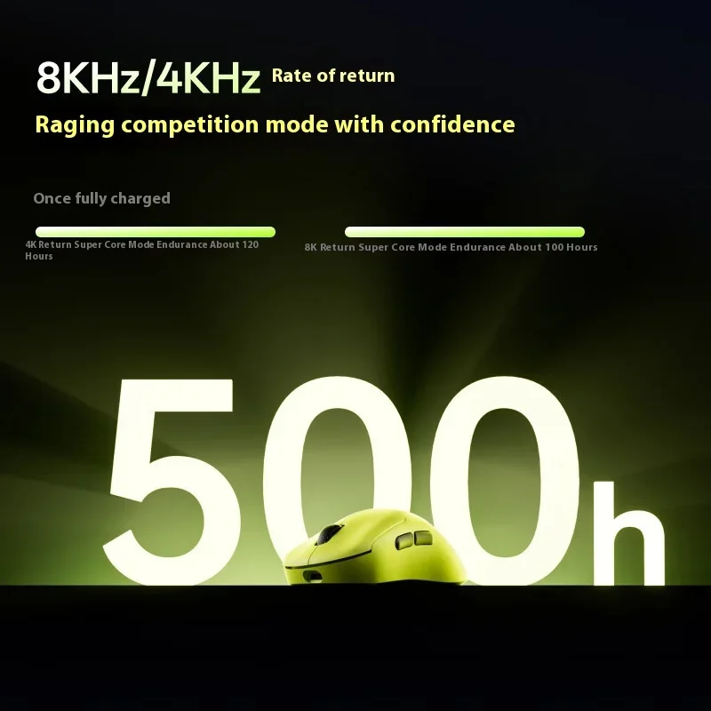 ماوس لاسلكي جديد من Rapoo VT3S مزدوج 8K من الجيل الثاني، عمر بطارية طويل، ماوس ألعاب مخصص خفيف الوزن #3