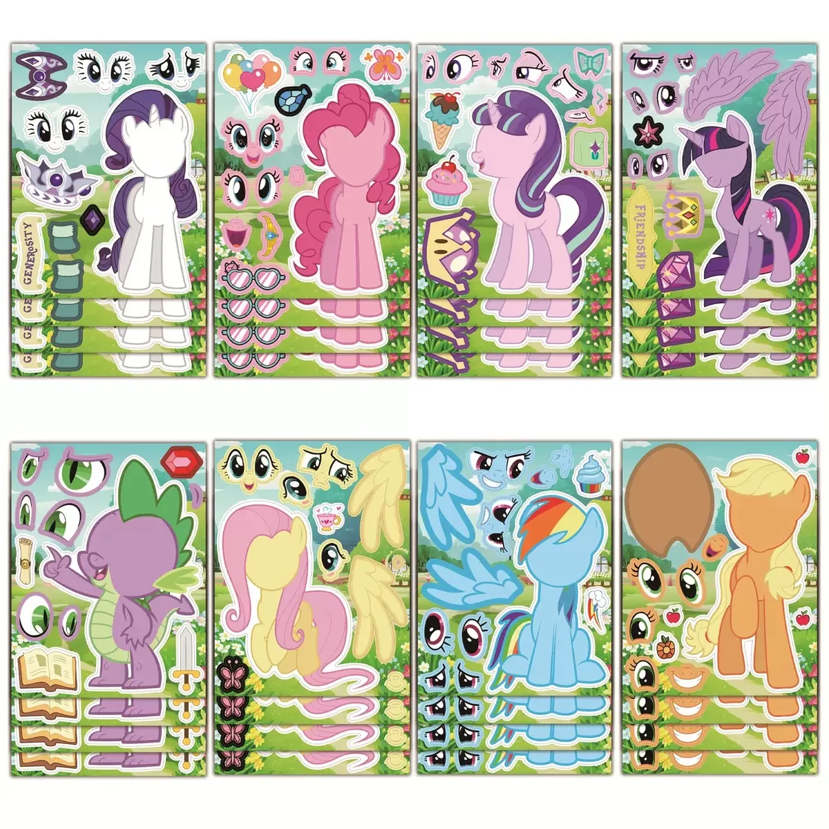 Adesivos My Little Pony 8/16PC - Kids Toys Png avaliação e preço