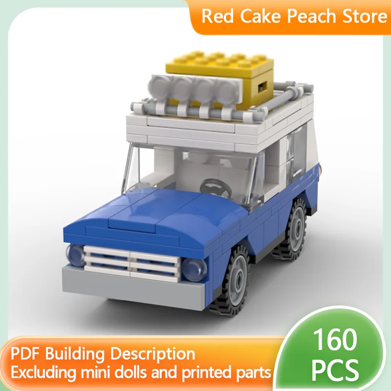 

City Car Model MOC Building Bricks American Off-Road Vehicle Modular Technology Children Holiday Gifts Assemble Toys Suit