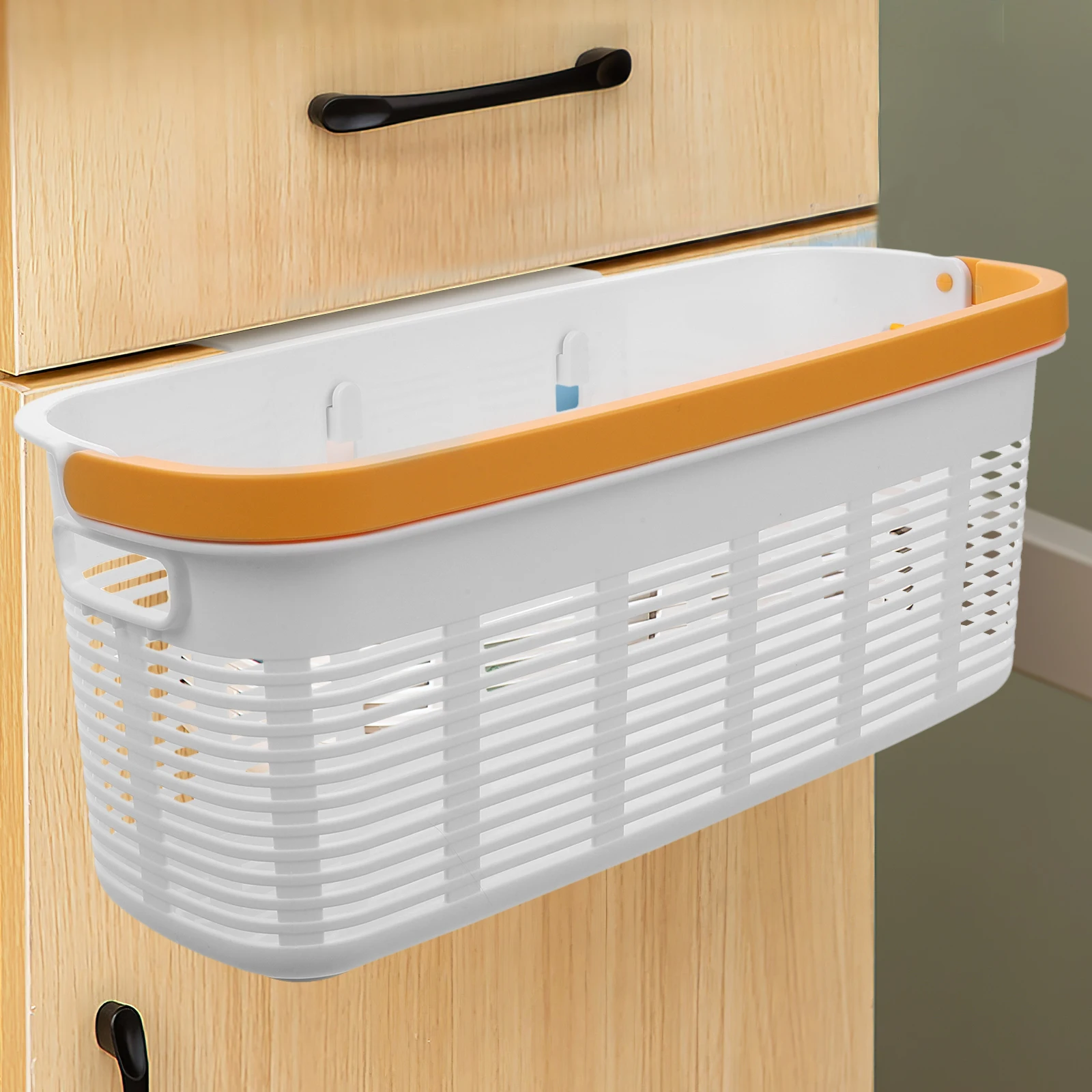 

Portable Storage Basket Desktop Organizer Dormitory Bedside Hanging Baskets Plastic Large Capacity Sundries Household