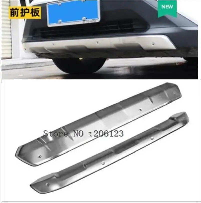 

2019 2020 Skid plate fits for Toyota RAV4 stainless steel protect plate front or rear protect bar bumper board
