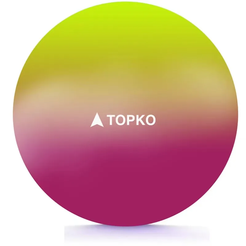 YTYIN TOPKO Pvc Inflatable Printed Massage Workout Yoga Balls 65cm 75cm Eco-friendly Fitness Anti Burst Exercise Gym Balls With