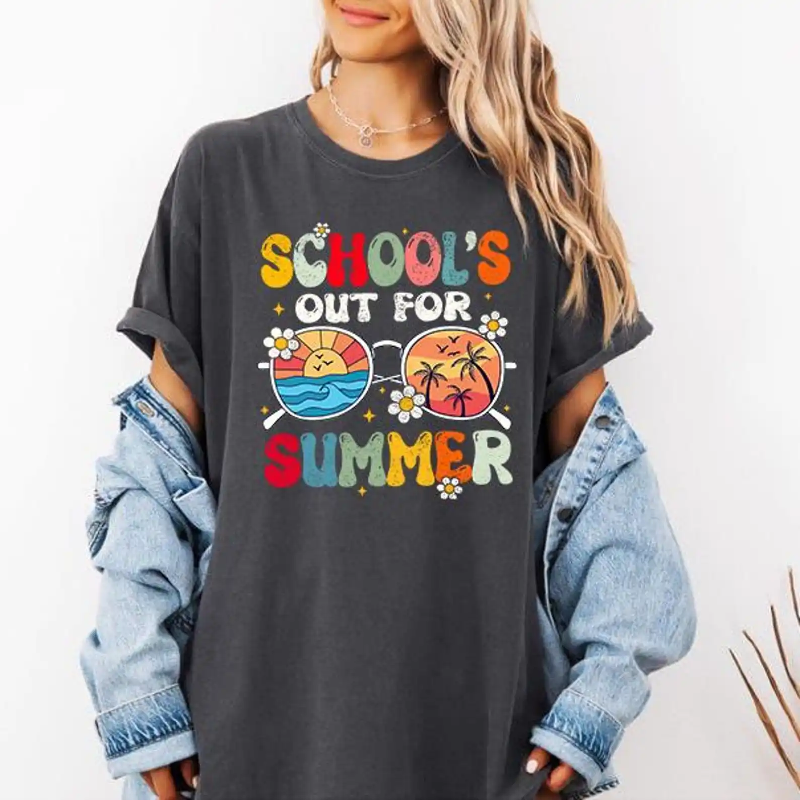 Schools Out for Summer Shirt, Summer Holiday Shirt, End of The School Year Shirt, Happy Last Day of School Shirt