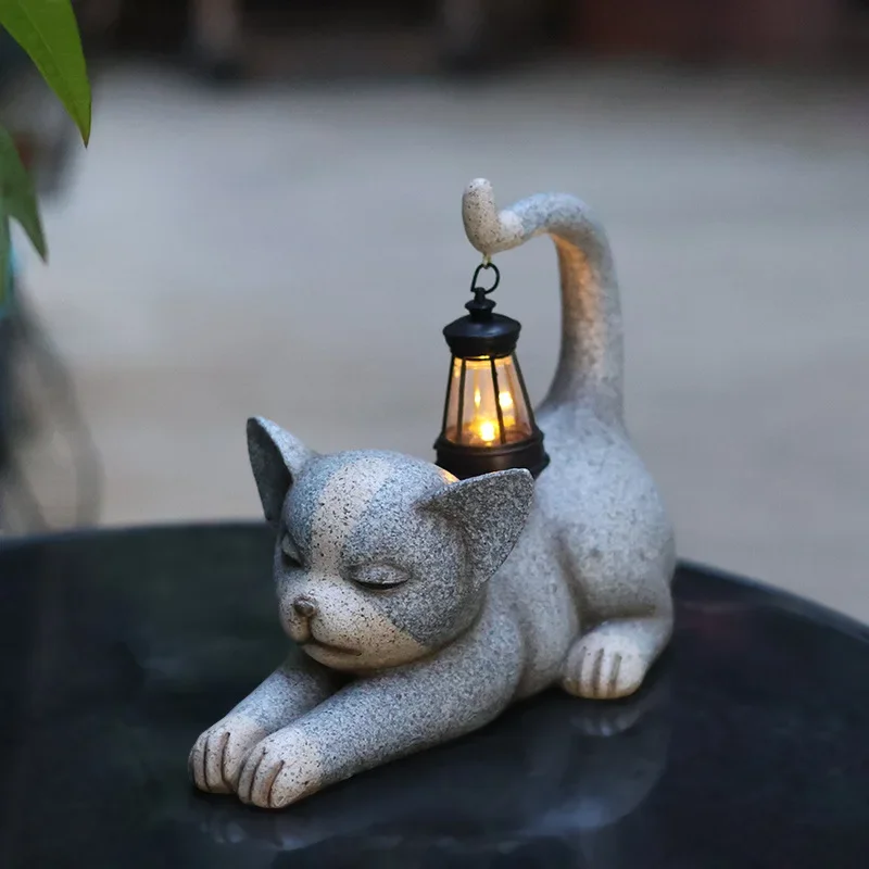 

Solar Garden Ornaments, Animal and Cat Statues, Outdoor Terraces, Balconies, Courtyards, Lawns, Home Decor, Homestay Decorations