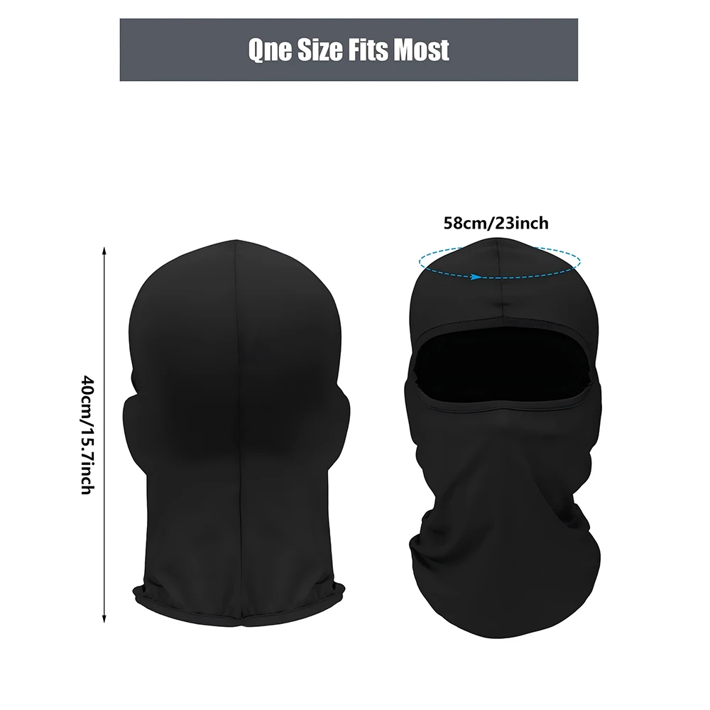 1PC スキーマスク男性用バラクラバフェイスマスクフルフェイスマスク通気性フード屋外サイクリング使用に適したオートバイスキー運動
