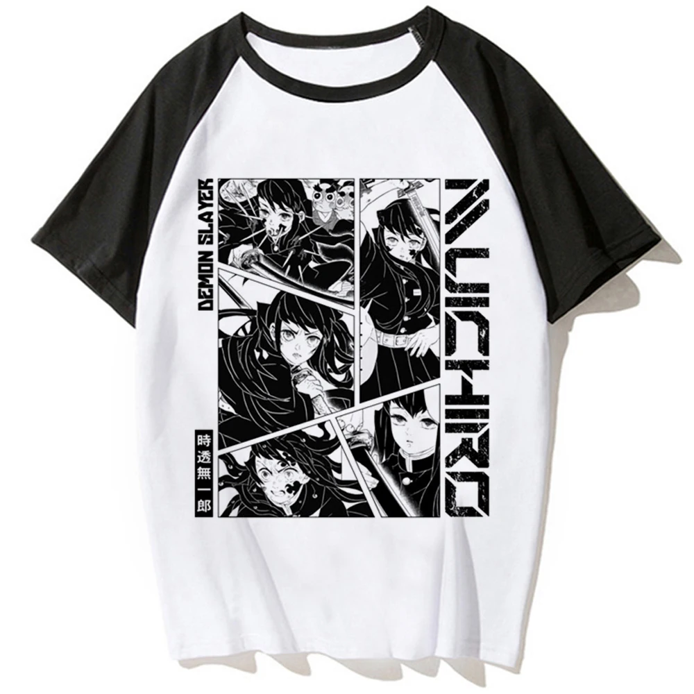 Muichiro Tokito Tee women manga anime t shirt female graphic anime clothing