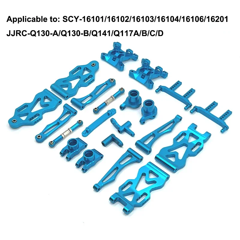 SCY 16101 16102 16103 16201 16101 Pro RC Car 1:16 Blue Upgraded Metal Spare Parts Model 4WD/Original Spare Parts 6312 6313 6314