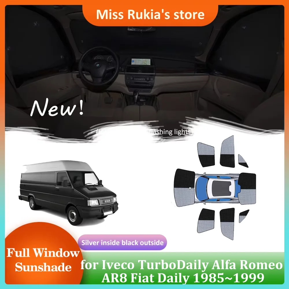 

Автомобильные солнцезащитные козырьки для Iveco TurboDaily Alfa Romeo AR8 Fiat Daily OM Grinta 1985 ~ 1999 года, солнцезащитный козырек на лобовое стекло, аксессуары