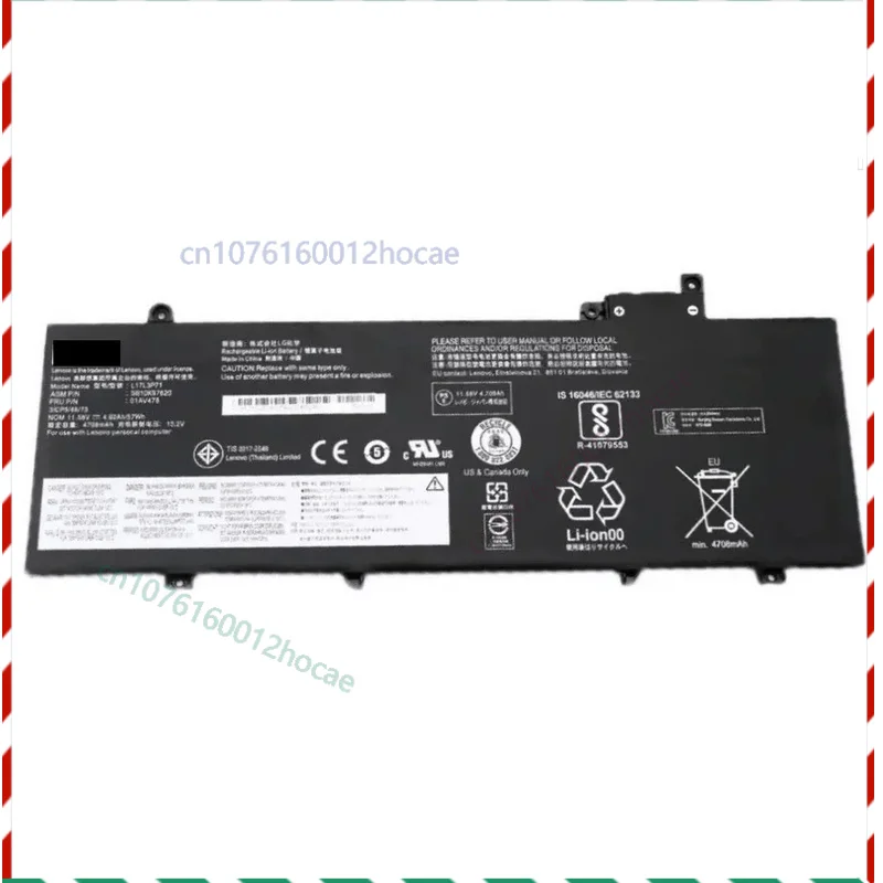 

New L17L3P71 01AV478 01AV480 L17M3P71 Battery for ThinkPad T480s
