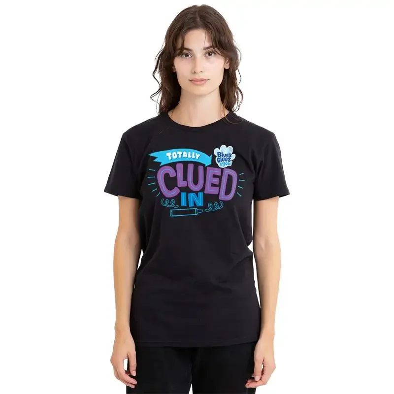 Blues Clues You Totally Clued In Ladies T Shirt S 2Xl Black