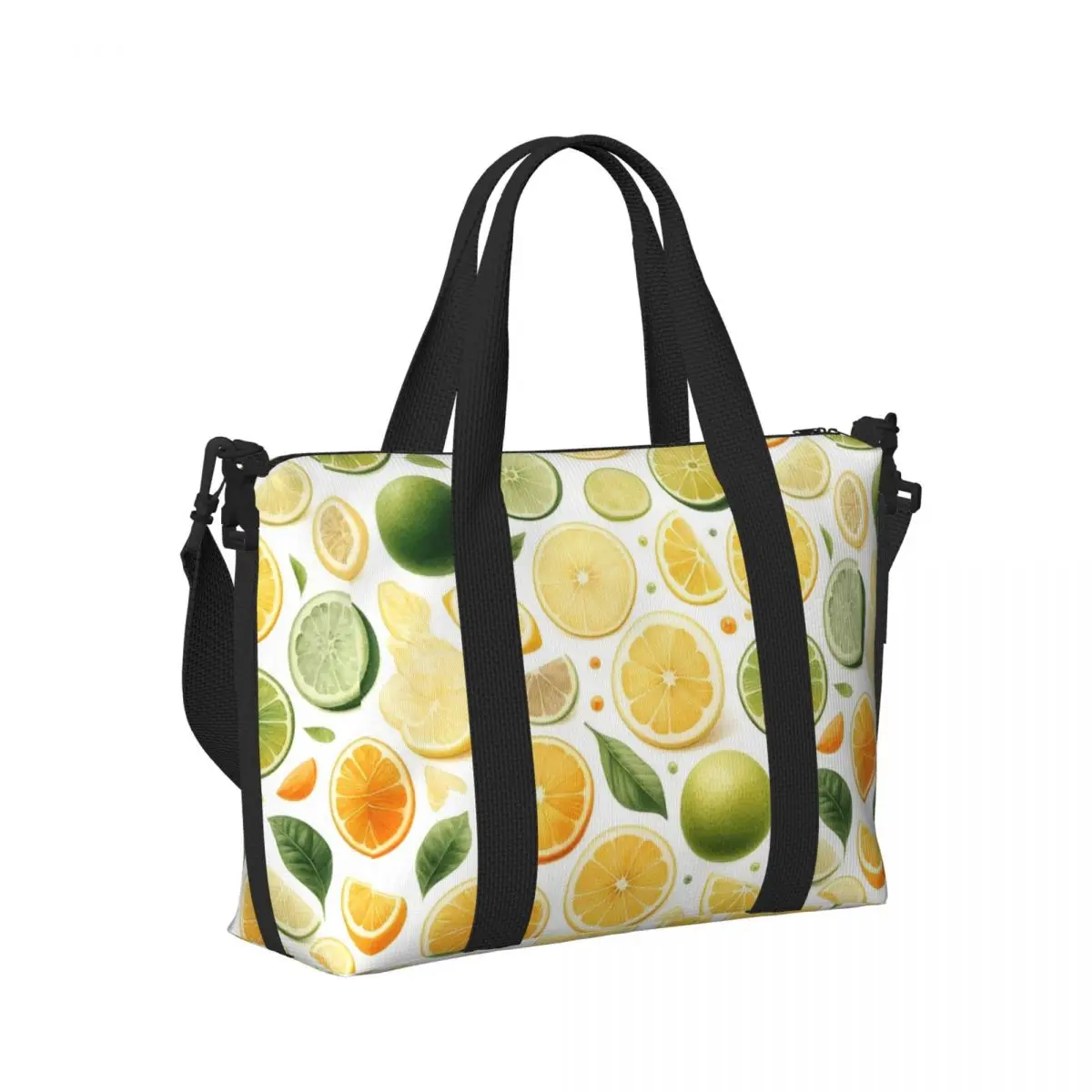 

Подарки для безалкогольных напитков с цитрусовыми для любителей природы, пляжная дорожная сумка, большая вместительная сумка-тоут для спортзала, женская дорожная сумка для покупок