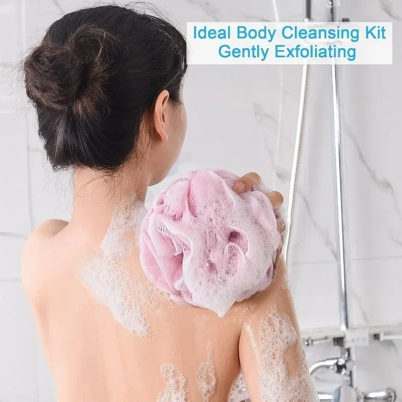 1 high-appearance soft bath ball, rich lather, durable and long-lasting