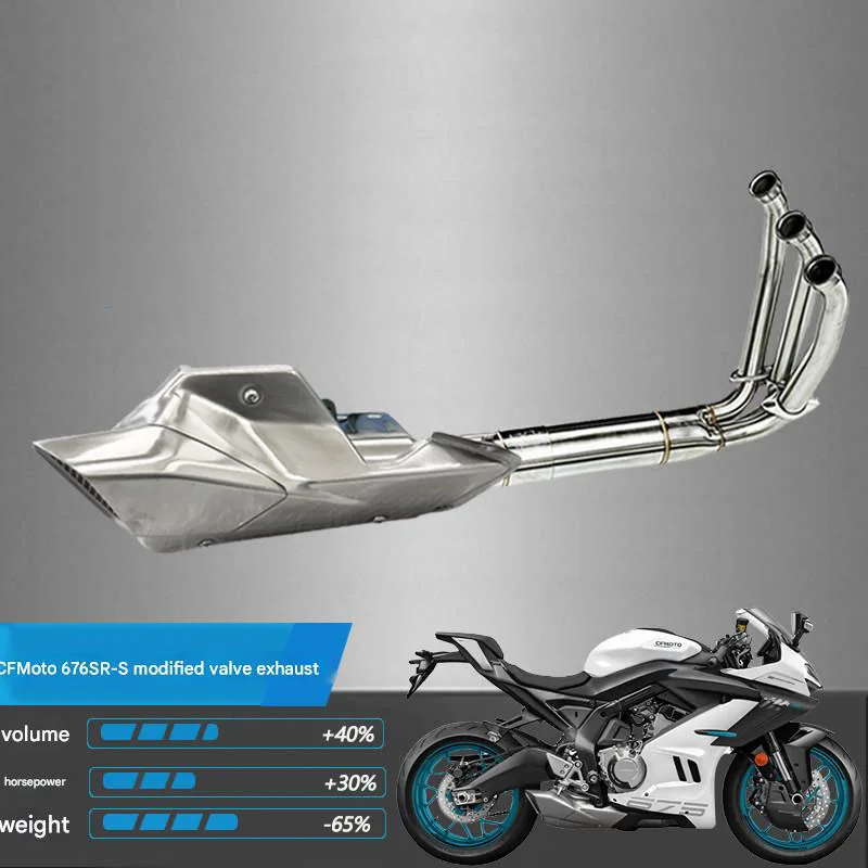 Valve Exhaust for CFMOTO, OEM Look Street Legal, tfs AR Sound, Full & Slip-On Available, Bolt-On Performance Upgrade