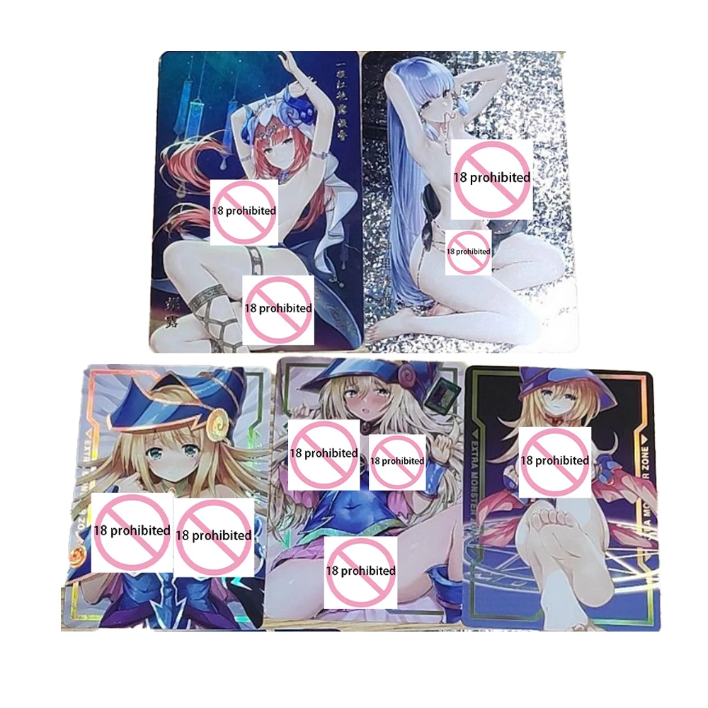 

Ю-Ги-О! Sinful Spoils ACG Self Control Набор торговых флэш-карт-сделай сам Коллекционные карточки с подписью Аниме Мультфильм Подарок R18 5 шт.