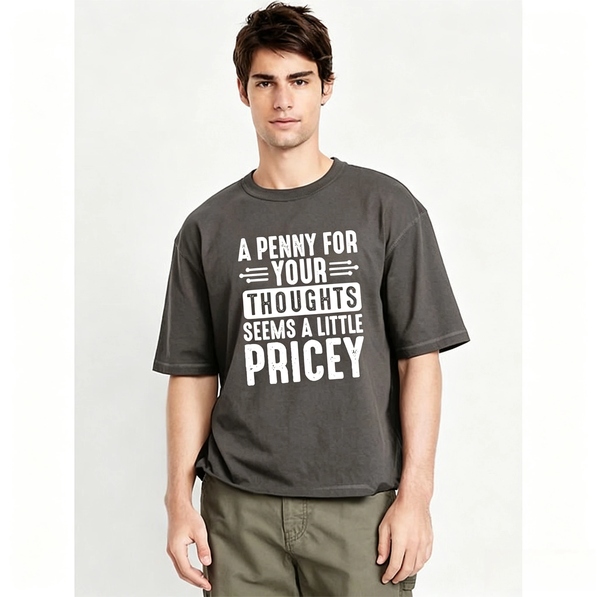 Casual Fashion, Loose and Comfortable T-shirts, Humorous and Satirical Slogan T-shirts, Suitable for Both Men and Women