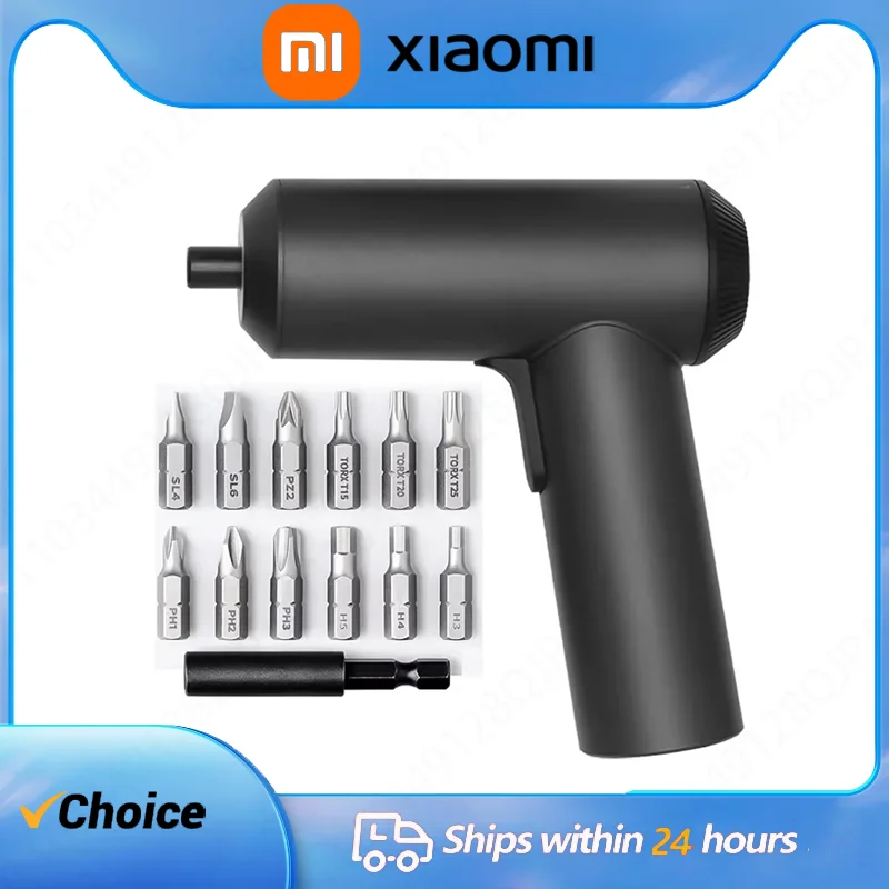 

Xiaomi Mijia Многофункциональная электрическая отвертка 5N.M Крутящий момент Бытовой электрический инструмент для отвода винтов с 12 шт. S2 отверстиями