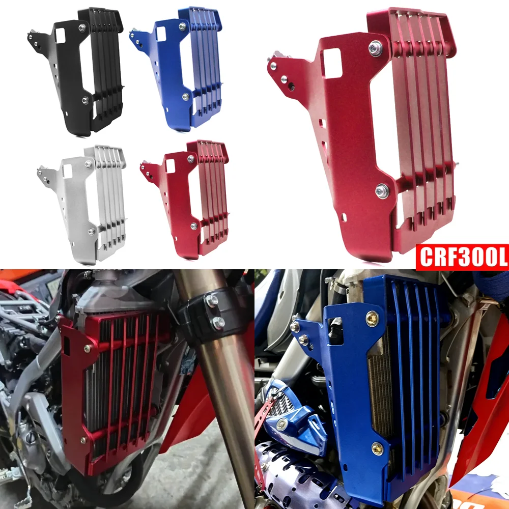

CRF 300L Aluminum Front Side Water Tank Radiator Grill Guard Protector Tank Protection Cover for Honda CRF300L CRF 300 L 300L
