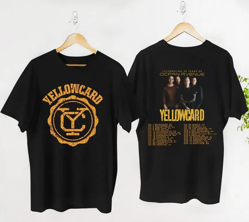 Logo Yellowcard Band Graphic Shirt, Yellowcard 2023 Tour