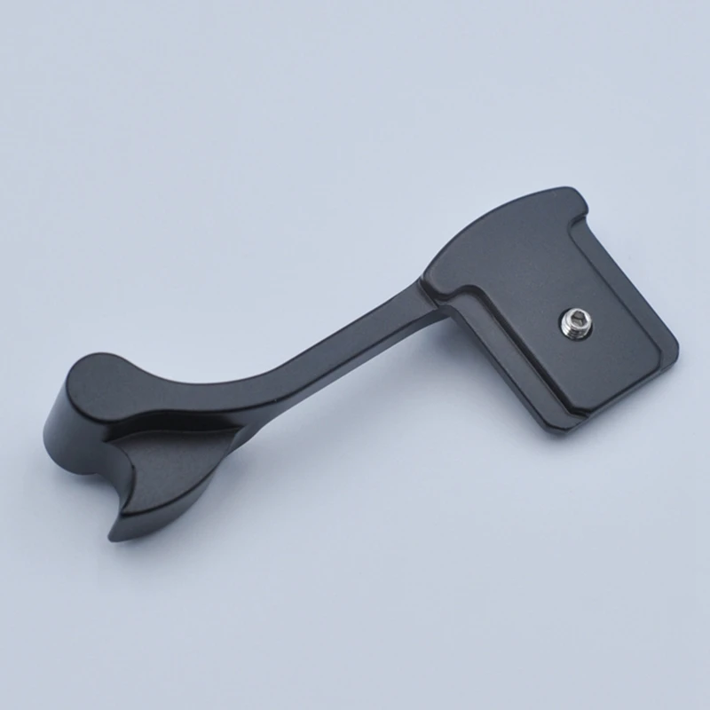 Empuñadura de pulgar para cámara, agarre de zapata caliente diseñado para Leica Q, mejor equilibrio y agarre negro