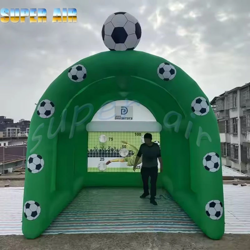 Cadre de but de football gonflable portable en plein air, design merveilleux, innovant, pour fête sportive pour enfants