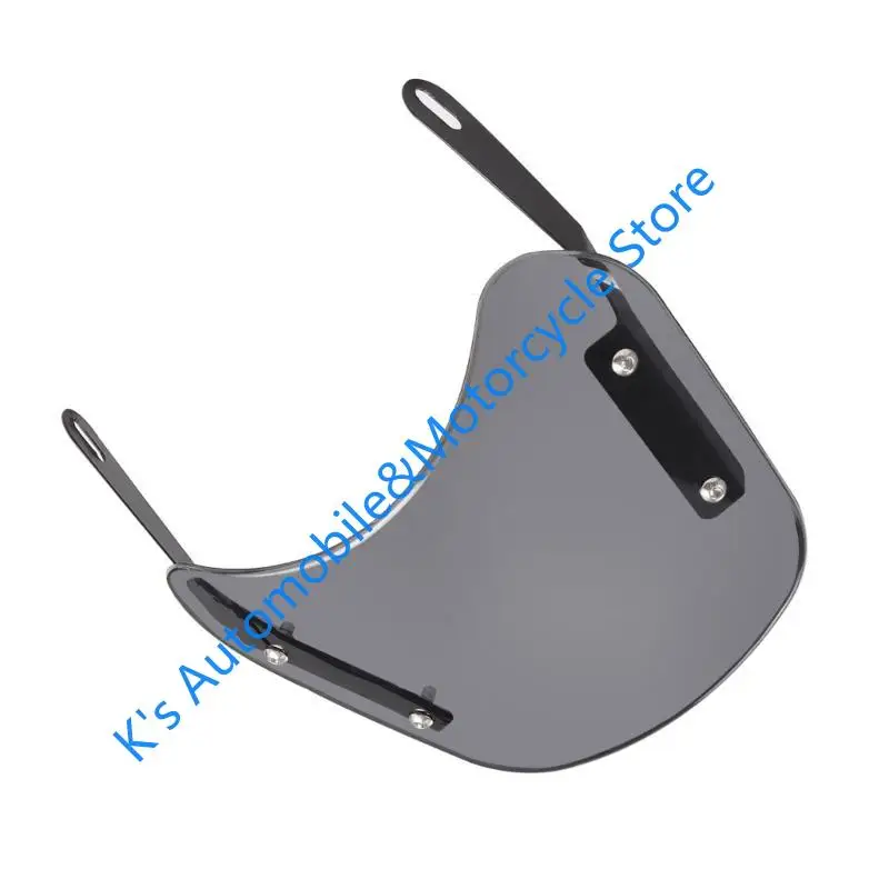

Q39F Stylish Motorcycle Headlight Wind Deflector Motorcycle Windshield Adjustable Windscreen Wind Deflector fit for CG125