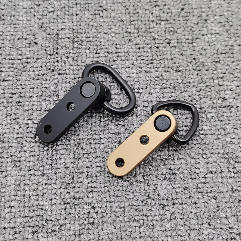 Tactical MLOK Sling Swivel Stud Mount Quick Detach QD 1.25 Inch Sling Swivels Buckle For MLOK Rail Straps Attachment Accessory