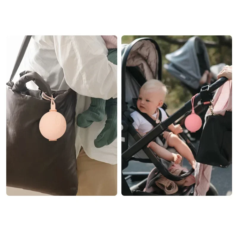 1PCS Silicone Pacifier Holder Baby Travel Storage Box BPA Free Silicone Container for Pacifier Newborn Accessory Pacifier Box