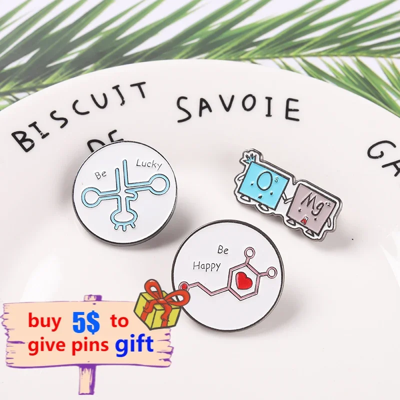 Science Enamel Pin Square Root Chemical Symbol Conical Flask \